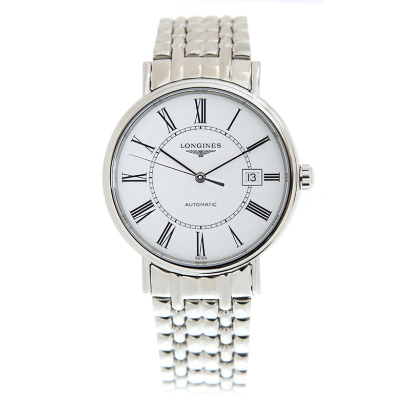 Longines Presence Automatic White Dial Unisex Watch #L4.922.4.11.6 - Watches of America #3