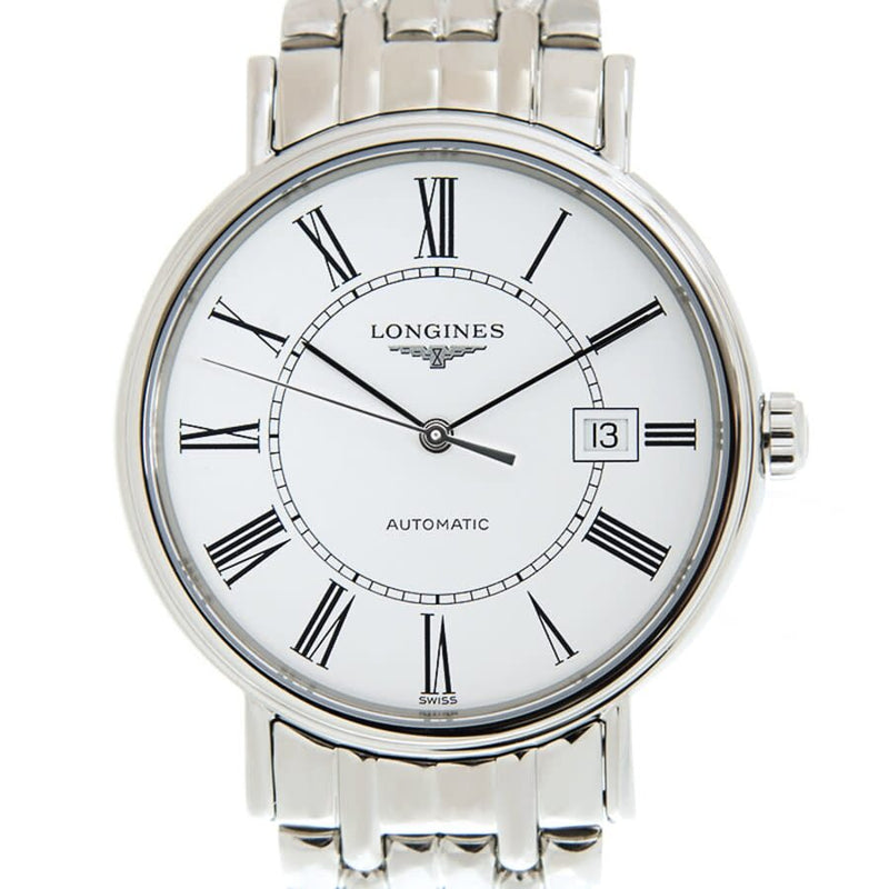 Longines Presence Automatic White Dial Unisex Watch #L4.922.4.11.6 - Watches of America