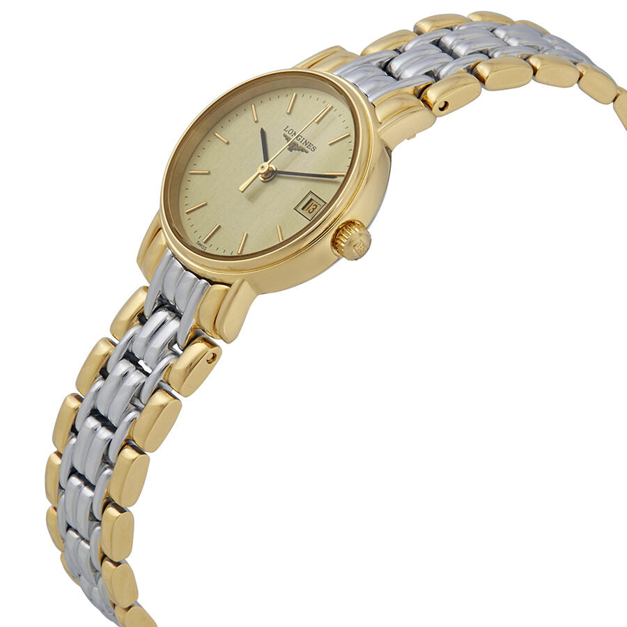 Longines Presence Champagne Dial Ladies Two Tone Watch L4.220.2