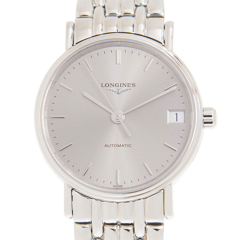 Longines Presence Grey Dial Ladies Watch #L4.322.4.72.6 - Watches of America