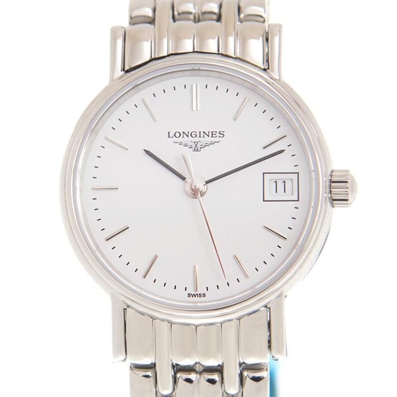 Longines Presence Quartz White Dial Watch #L43194126 - Watches of America #2