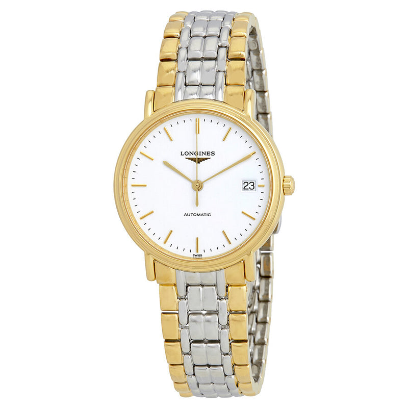 Longines Presence White Dial Automatic Ladies Watch #L4.821.2.12.7 - Watches of America