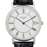 Longines Presence White Dial Ladies Watch #L4.320.4.11.2 - Watches of America