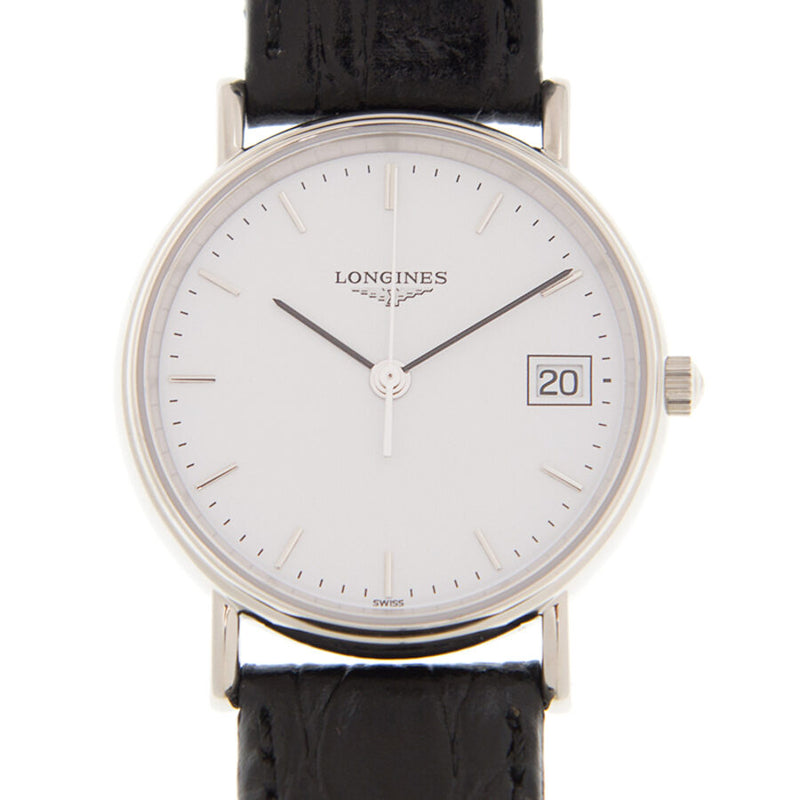 Longines Presence White Dial Ladies Watch #L4.320.4.12.2 - Watches of America #2