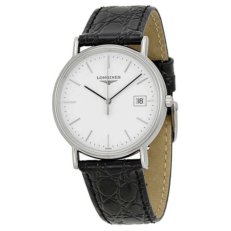 Longines Presence White Dial Men's Watch #L4.720.4.12.2 - Watches of America