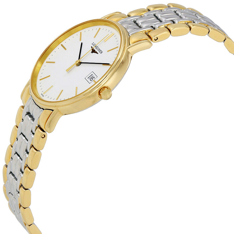 Longines Presence White Dial Two-tone Men's Watch L47202127 #L4.720.2.12.7 - Watches of America #2