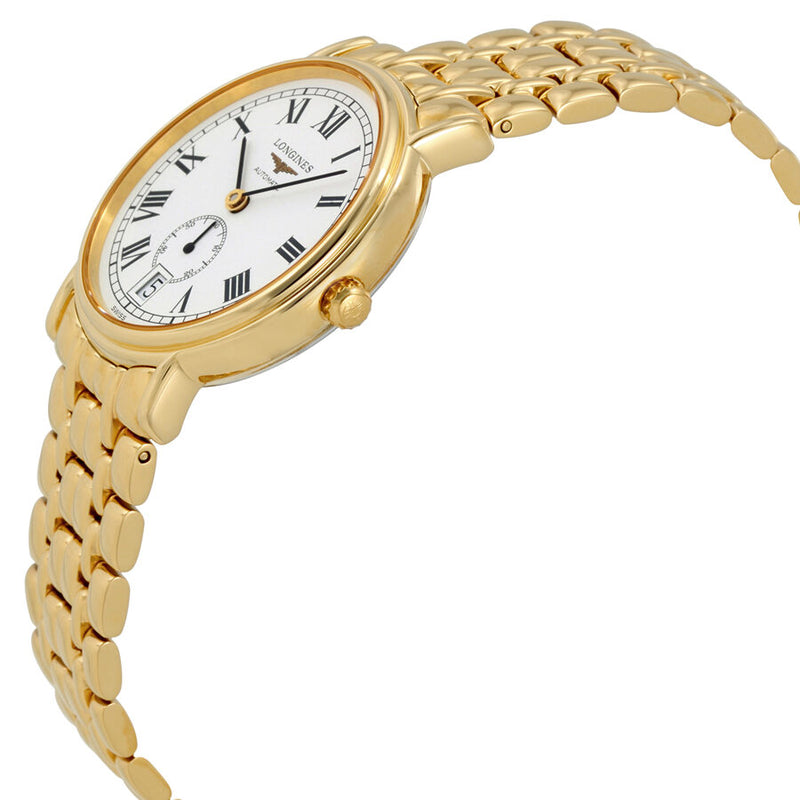 Longines Presence White Dial Yellow Gold PVD Ladies Watch #L4.804.4.11.8 - Watches of America #2
