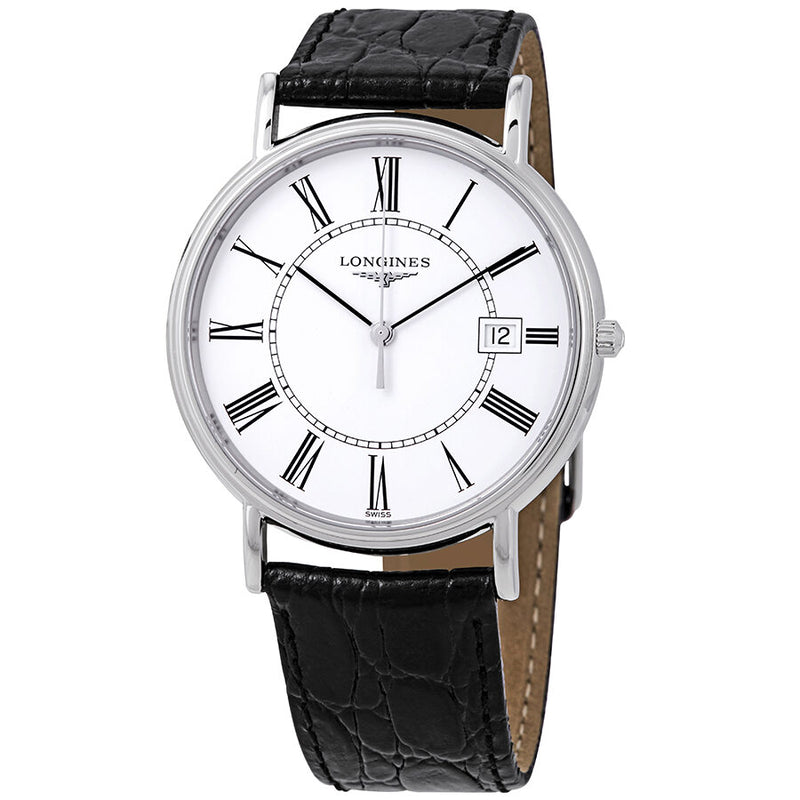 Longines Presence White Matte Dial Men's Watch #L4.790.4.11.2 - Watches of America
