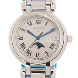 Longines Prima Luna Quartz White Dial Ladies Watch #L8.115.4.71.6 - Watches of America
