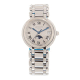 Longines Prima Luna Quartz White Dial Ladies Watch #L8.115.4.71.6 - Watches of America #3