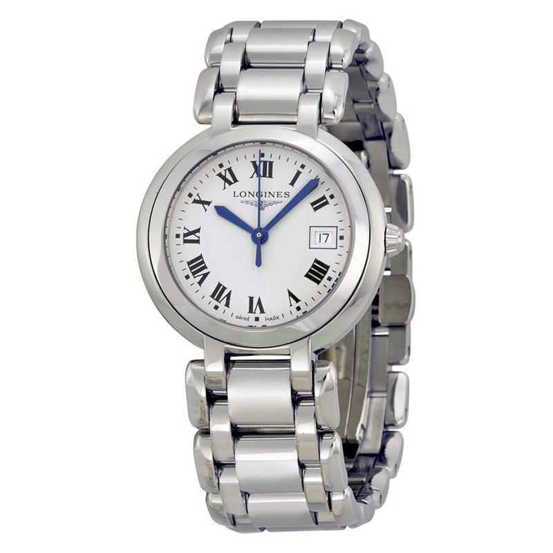 Longines PrimaLuna Stainless Steel LadiesWatch L81124716#L8.112.4.71.6 - Watches of America