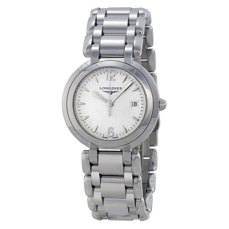 Longines Primaluna White Dial Stainless Steel Ladies Watch L81124166#L8.112.4.16.6 - Watches of America