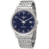 Longines Record Automatic Chronometer Blue Dial Men's Watch #L28204966 - Watches of America