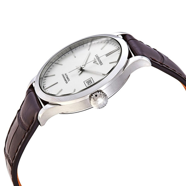 Longines Record Automatic Chronometer Silver Dial Men's Watch #L2.820.4.72.2 - Watches of America #2
