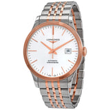 Longines Record Automatic Chronometer Silver Dial Men's Watch #L28215727 - Watches of America