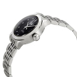 Longines Record Automatic Chronometer Diamond Black Dial Ladies Watch #L2.320.4.57.6 - Watches of America #2