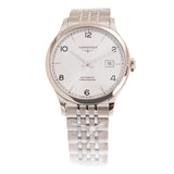 Longines Record Automatic Silver Dial Unisex Watch #L2.821.4.76.6 - Watches of America #3