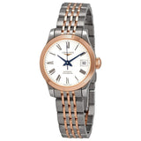 Longines Record Automatic White Dial Ladies Watch #L2.320.5.11.7 - Watches of America