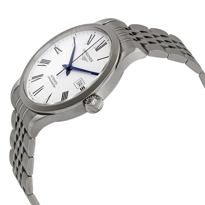 Longines Record Automatic White Dial Men's Watch L28214116 #L2.821.4.11.6 - Watches of America #2