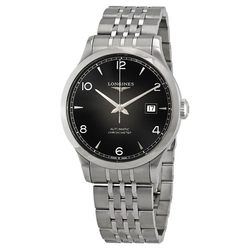 Longines Record Sunray Black Dial Automatic Men's Watch #L2.821.4.56.6 - Watches of America