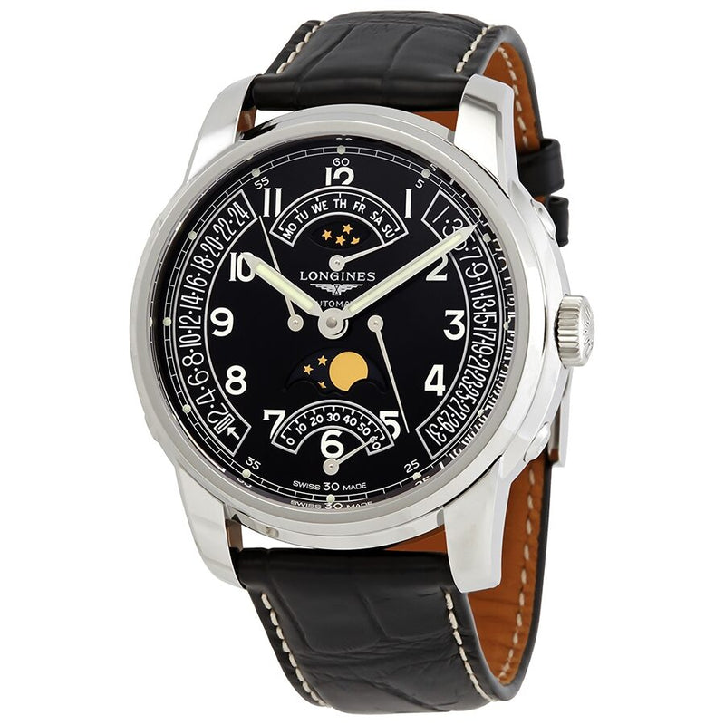 Longines Saint-Imier Automatic Black Dial Men's Watch #L2.764.4.53.3 - Watches of America