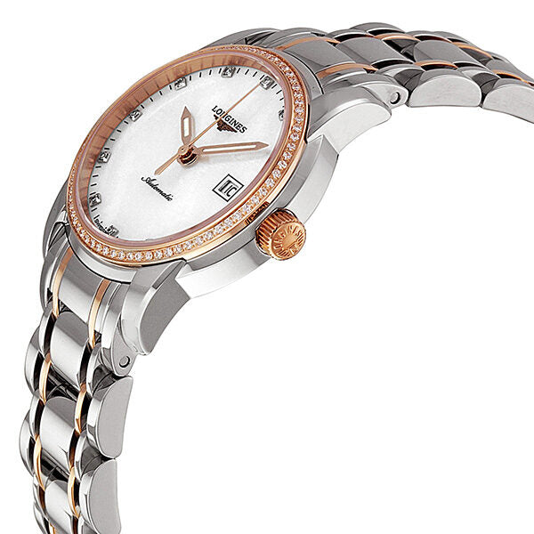 Longines Saint Imier Automatic Diamond Rose Gold and Steel Ladies