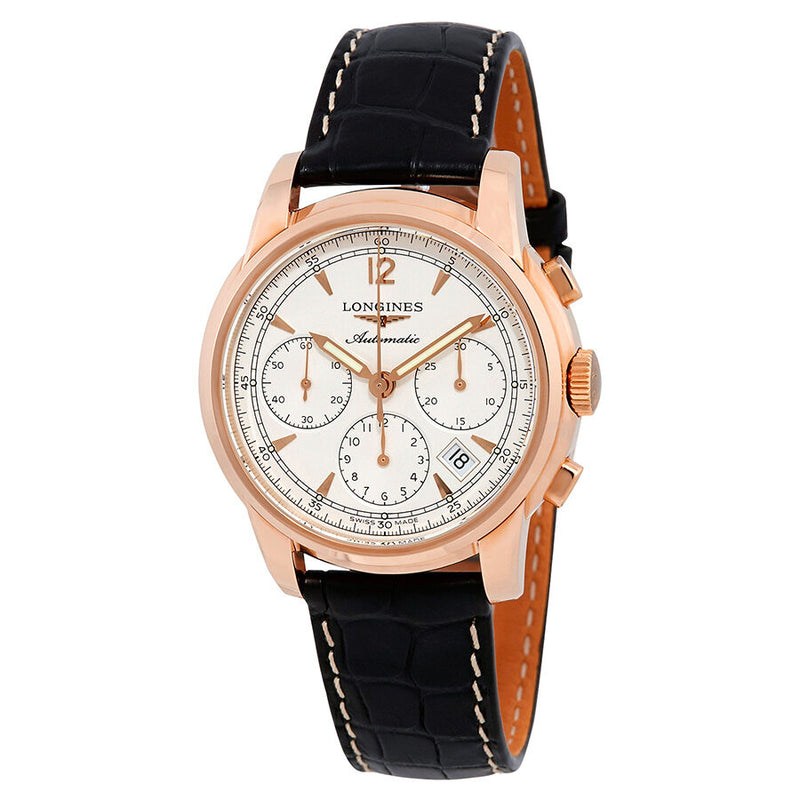 Longines Saint-Imier Automatic Chronograph Rose Gold Men's Watch #L2.752.8.72.4 - Watches of America