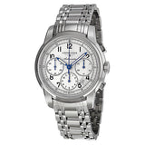 Longines Saint Imier Ivory Dial Chronograph Stainless Steel Men's Watch L27524736#L2.752.4.73.6 - Watches of America