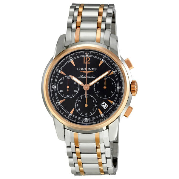 Longines Saint-Imier Automatic Chronograph Rose Gold Men's Watch L27525527#L2.752.5.52.7 - Watches of America