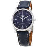 Longines The Master Collection Blue Dial Automatic Men's Leather Watch #L27934922 - Watches of America