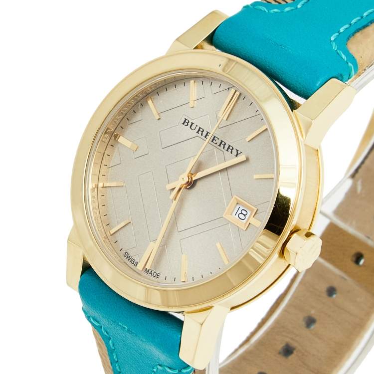 Burberry Women's Leather Casual Women Analog Women's Watch BU9018 - Watches of America #2