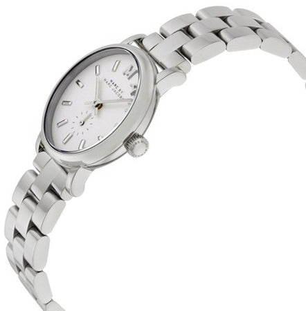 Marc Jacobs Baker White Pearlized Dial 28mm Ladies Watch MBM3246 - Watches of America #2