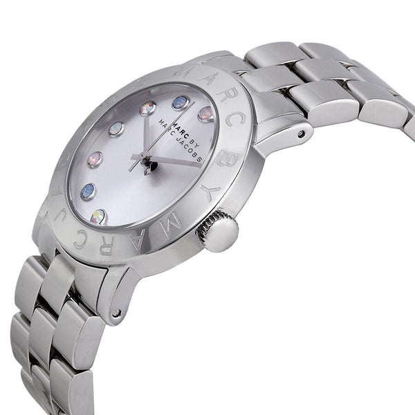 Marc by Marc Jacobs Amy Dexter Silver Dial Stainless Steel Ladies Watch MBM3214 - Watches of America #2