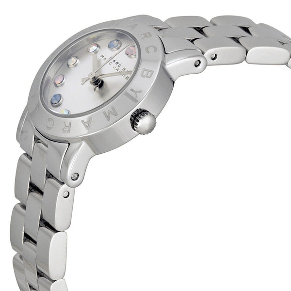Marc by Marc Jacobs Amy Dexter White Dial Stainless Steel Ladies Watch MBM3217 - Watches of America #2