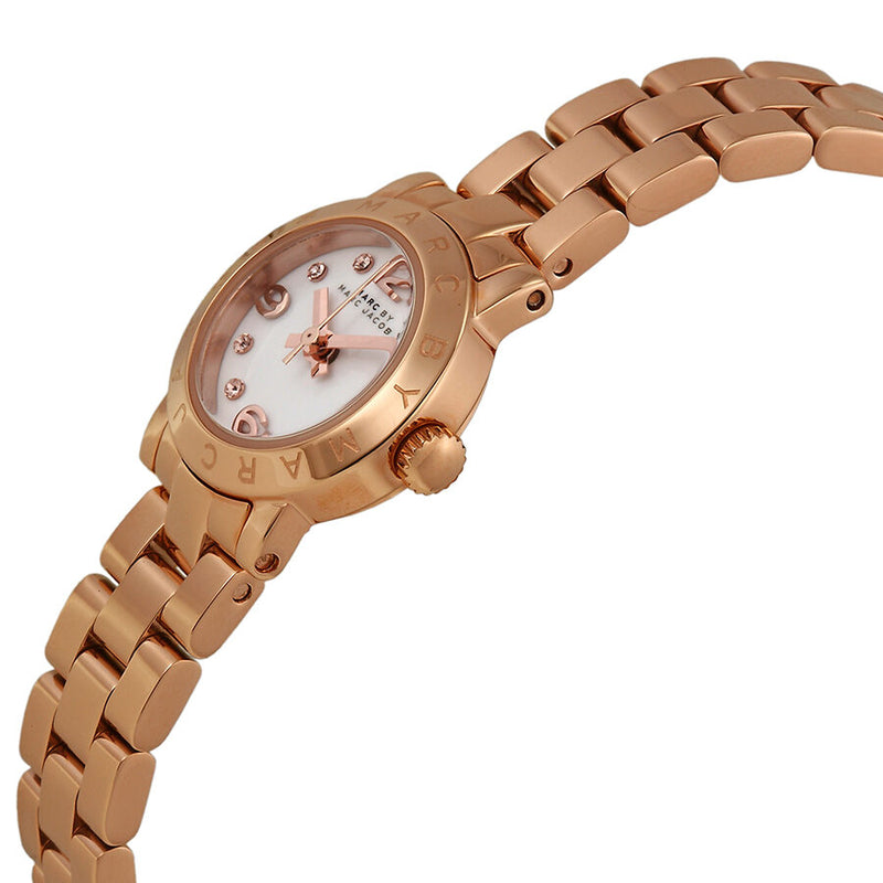 Marc by Marc Jacobs Amy Dinky White Dial Rose Gold-tone Ladies Watch MBM3227 - Watches of America #2