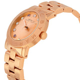 Marc by Marc Jacobs Amy Texter Rose Dial Rose Gold-tone Ladies Watch #MBM3216 - Watches of America #2