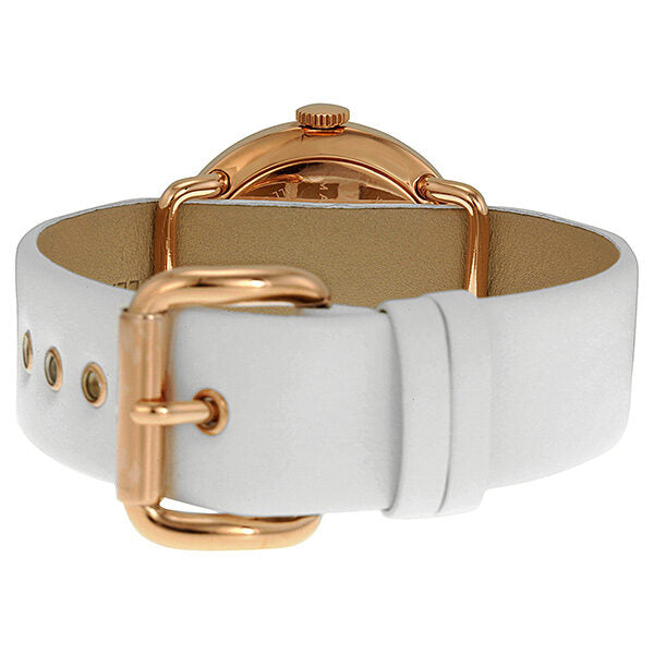 Marc by Marc Jacobs Amy White Dial White Leather Ladies Watch MBM1180 - Watches of America #3