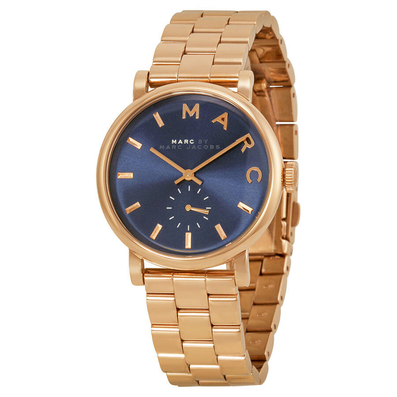 Marc by Marc Jacobs Baker Navy Dial Ladies Watch #MBM3330 - Watches of America