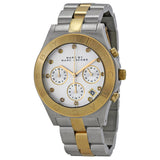 Marc by Marc Jacobs Chronograph Silver Dial Two-tone Ladies Watch MBM3177 - Watches of America