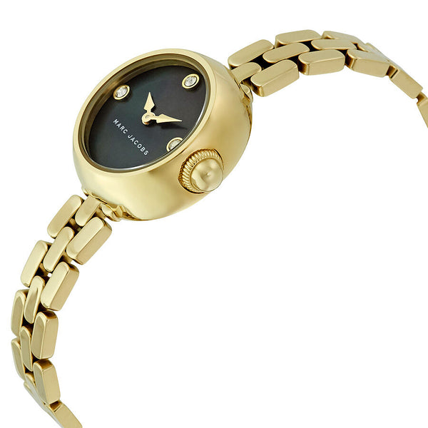 Marc Jacobs Courtney Black Dial Ladies Gold Tone Watch MJ3460 - Watches of America #2