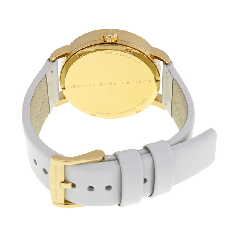 Marc by Marc Jacobs Fergus White Dial White Leather Ladies Watch MBM8653 - Watches of America #3