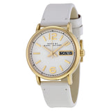 Marc by Marc Jacobs Fergus White Dial White Leather Ladies Watch MBM8653 - Watches of America
