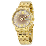 Marc By Marc Jacobs Ferus Gunmetal Gray Dial Gold-tone Stainless Steel Ladies Watch MBM3429 - Watches of America