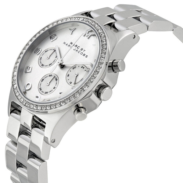 Marc by Marc Jacobs Henry Chronograph Silver Dial Stainless Steel Ladies Watch MBM3104 - Watches of America #2