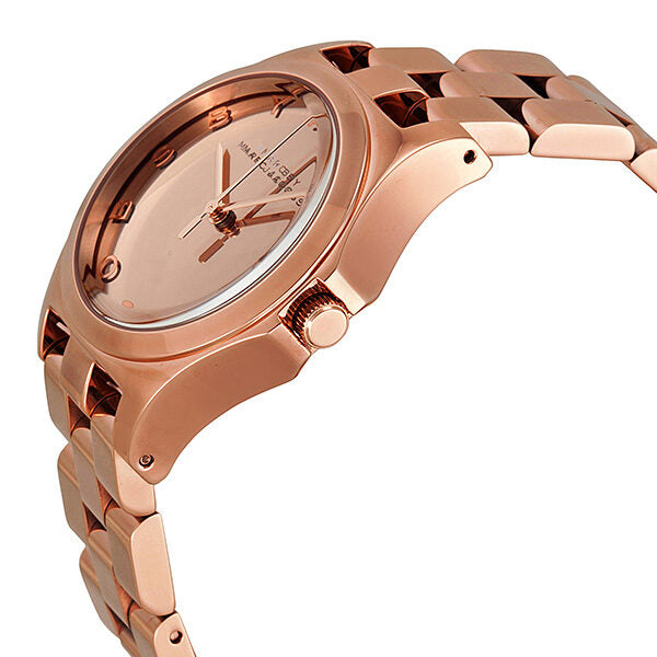 Marc by Marc Jacobs Henry Glossy Rose Gold-tone Ladies Watch MBM3212 - Watches of America #2