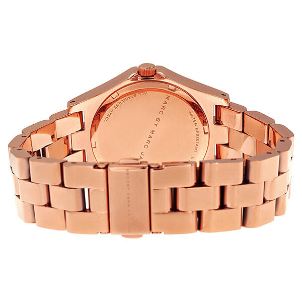 Marc jacobs henry outlet watch rose gold