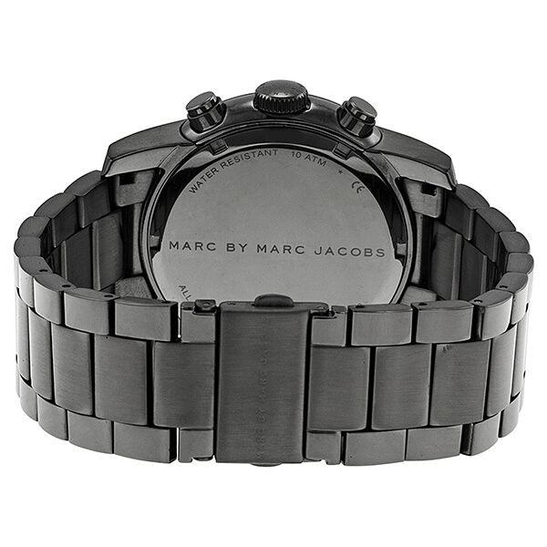 Marc by Marc Jacobs Larry Chronograph Dark Grey Dial Gunmetal Ion-plated Men's Watch MBM5031 - Watches of America #3