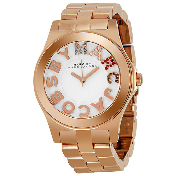 Marc by Marc Jacobs Rivera Rose Gold Ion-plated Unisex Watch MBM3138 - Watches of America