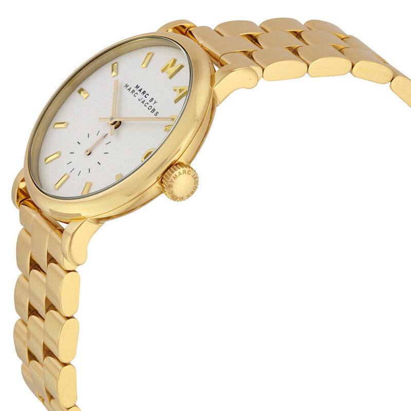 Marc by Marc Jacobs White Dial Gold-tone Ladies Watch #MBM3243 - Watches of America #2