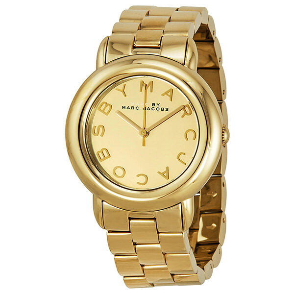 Marc by Marc Jacobs Marci Gold Dial Gold Ion-plated Ladies Watch MBM3098 - Watches of America